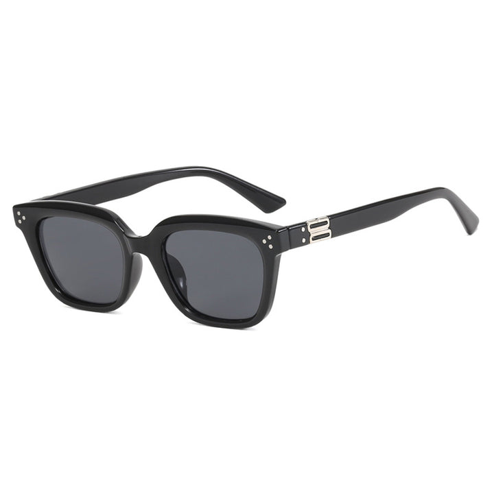 Women's fashionable square sunglasses with stylish frame and brown lenses Kalsten