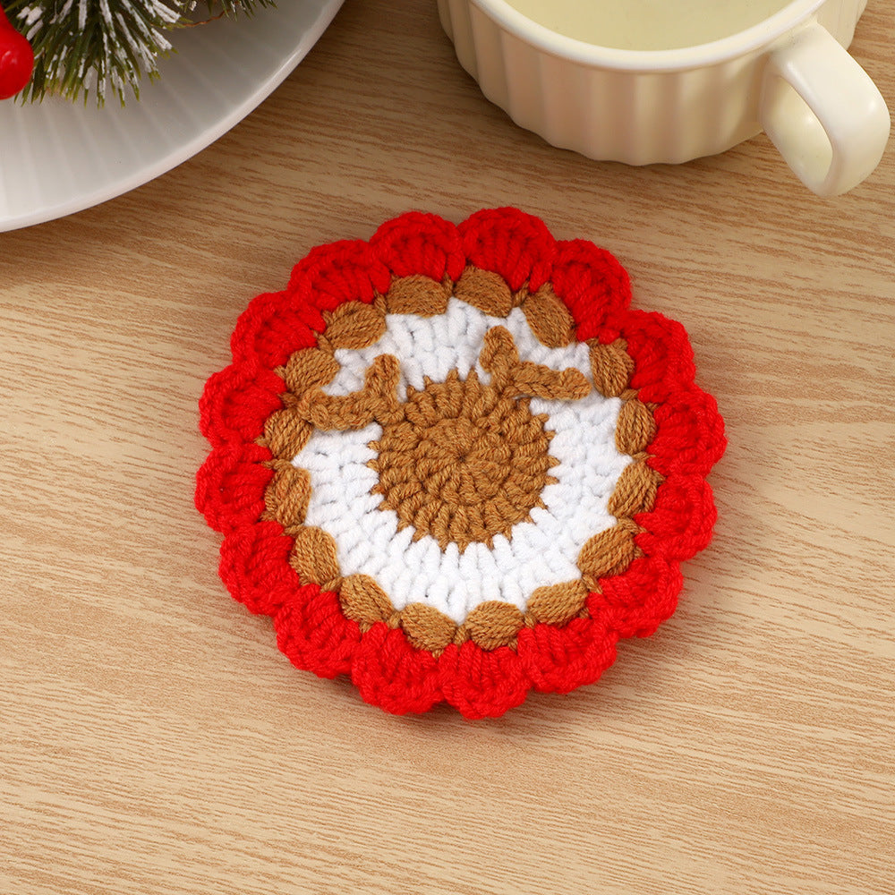 Decorative Artisan Crocheted Coaster Kalsten