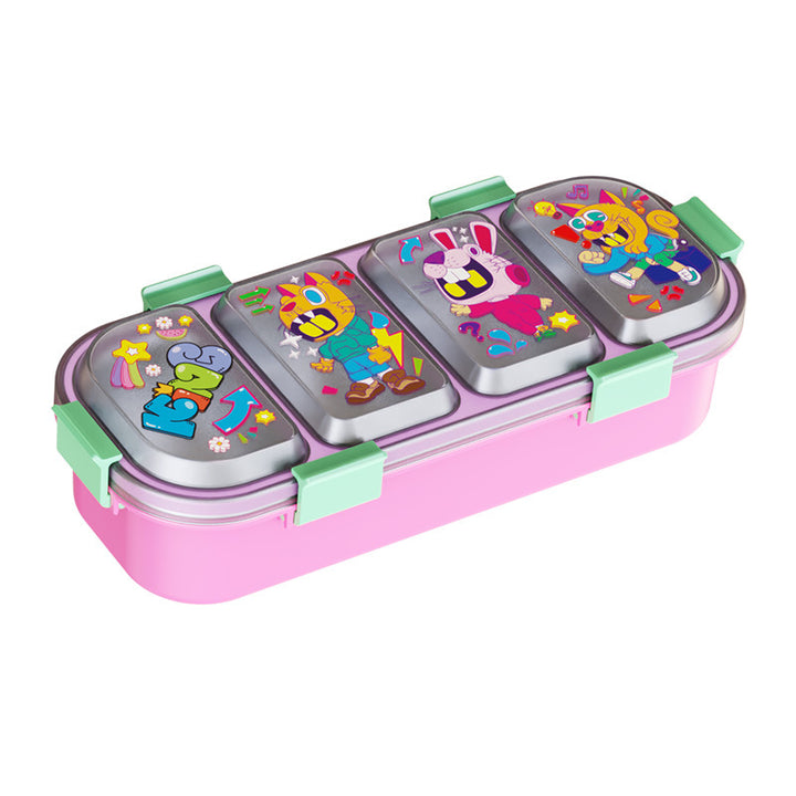 Shark-Themed Multi-Compartment Lunch Box
