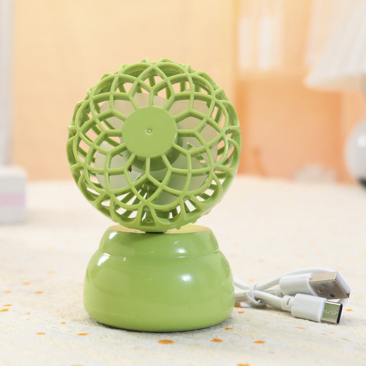 Women's Portable Table Fan in Creative Flower Design Kalsten
