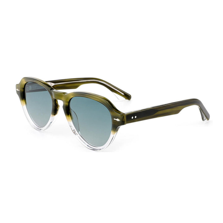Ladies fashionable sunglasses in elegant, round design with polarized lenses Kalsten