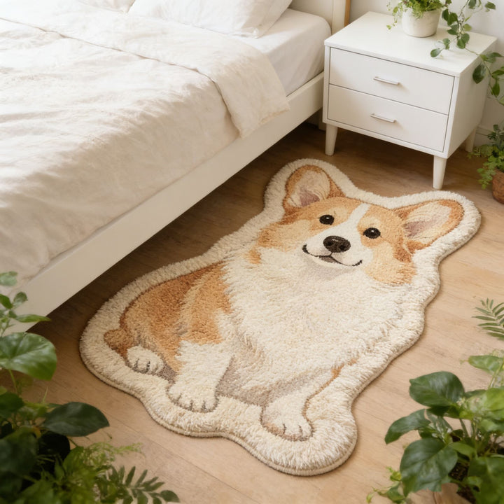 Dog-Themed Decorative Floor Mat