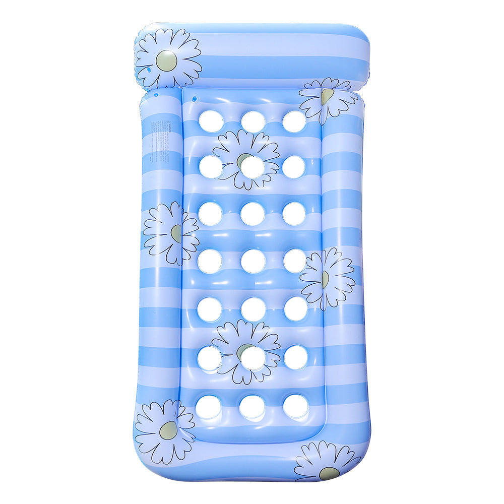 Women's Inflatable Lounger with Flower Design Kalsten