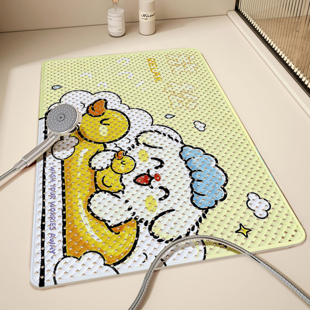 Fun-Themed Bathroom Mat