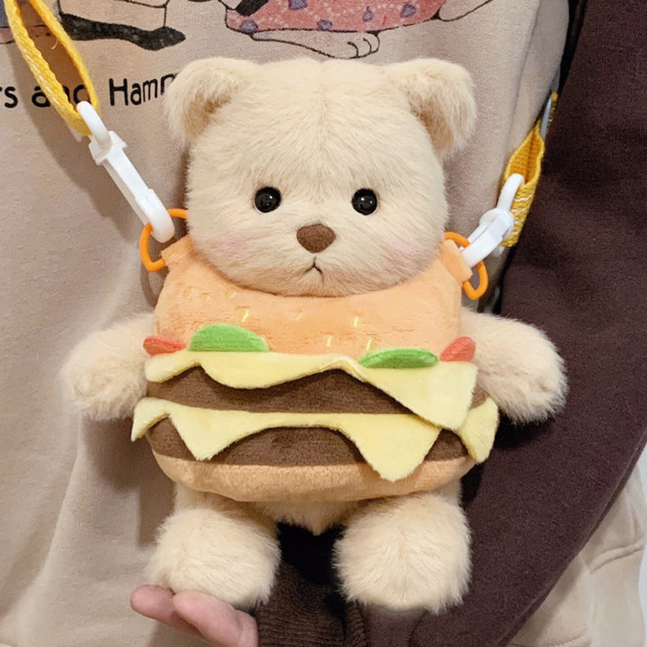Cuddly toy with hamburger application Kalsten