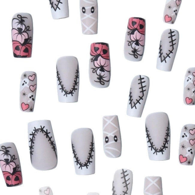 Halloween-Themed Nail Art Design Kalsten