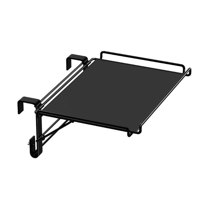 Under-Cabinet Pull-Out Sliding Kitchen Serving Shelf with Towel Bar