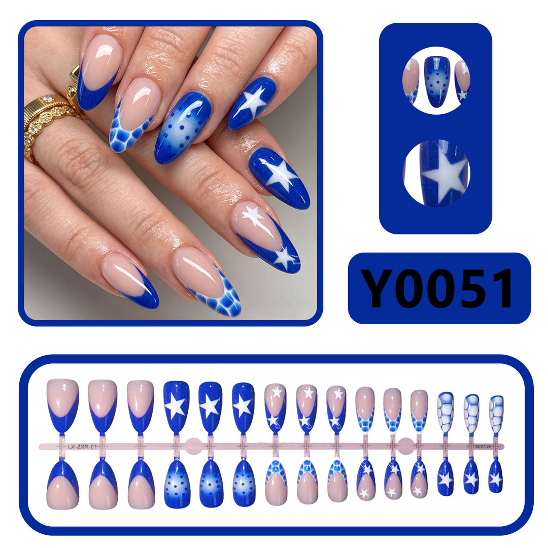 Elegant Artful Press-On Nails