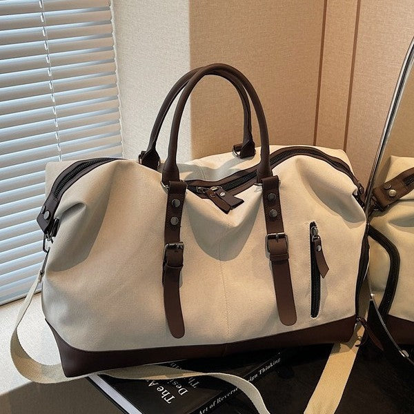 Durable Canvas Weekender Duffel Bag