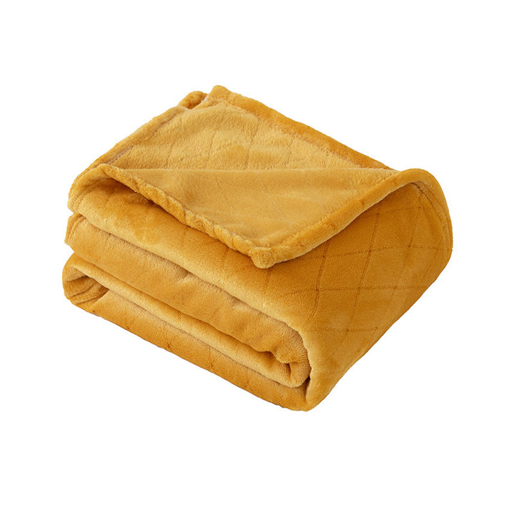 Ladies Soft and Luxurious Plush Blanket with Detailed Rib Structure Kalsten
