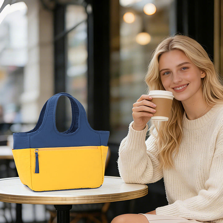 Insulated picnic bag with practical outer pocket Kalsten