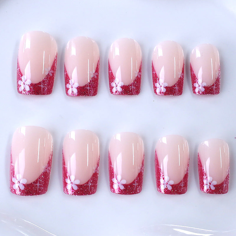 Floral Gradient Nail Art Kalsten