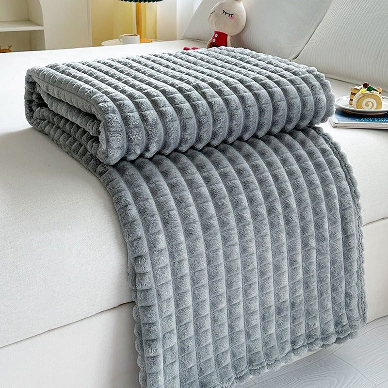Ridge Textured Throw Blanket Kalsten