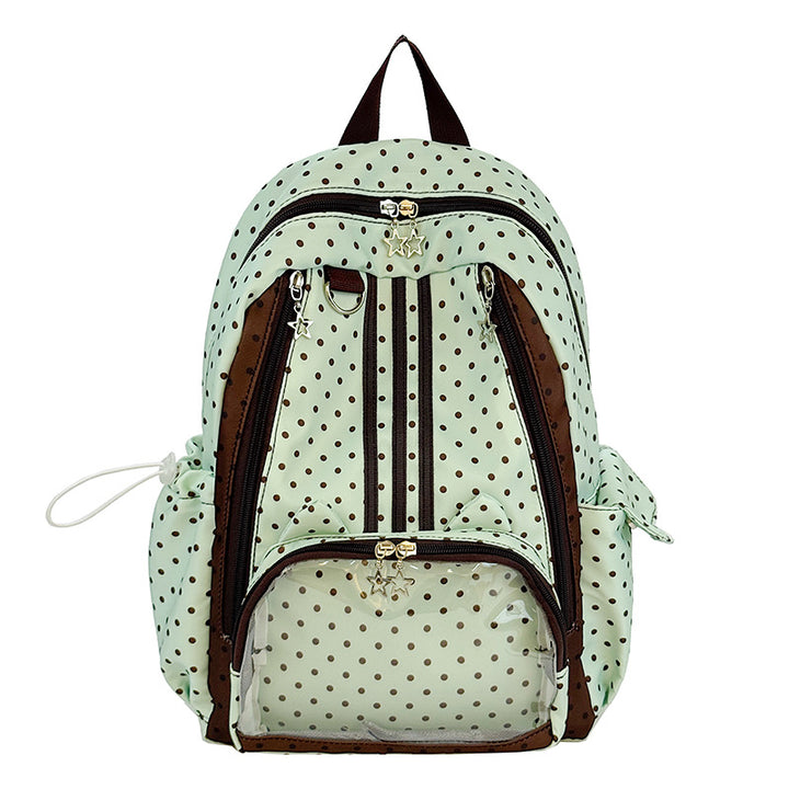 Playful Polka Dot School Backpack kalsten