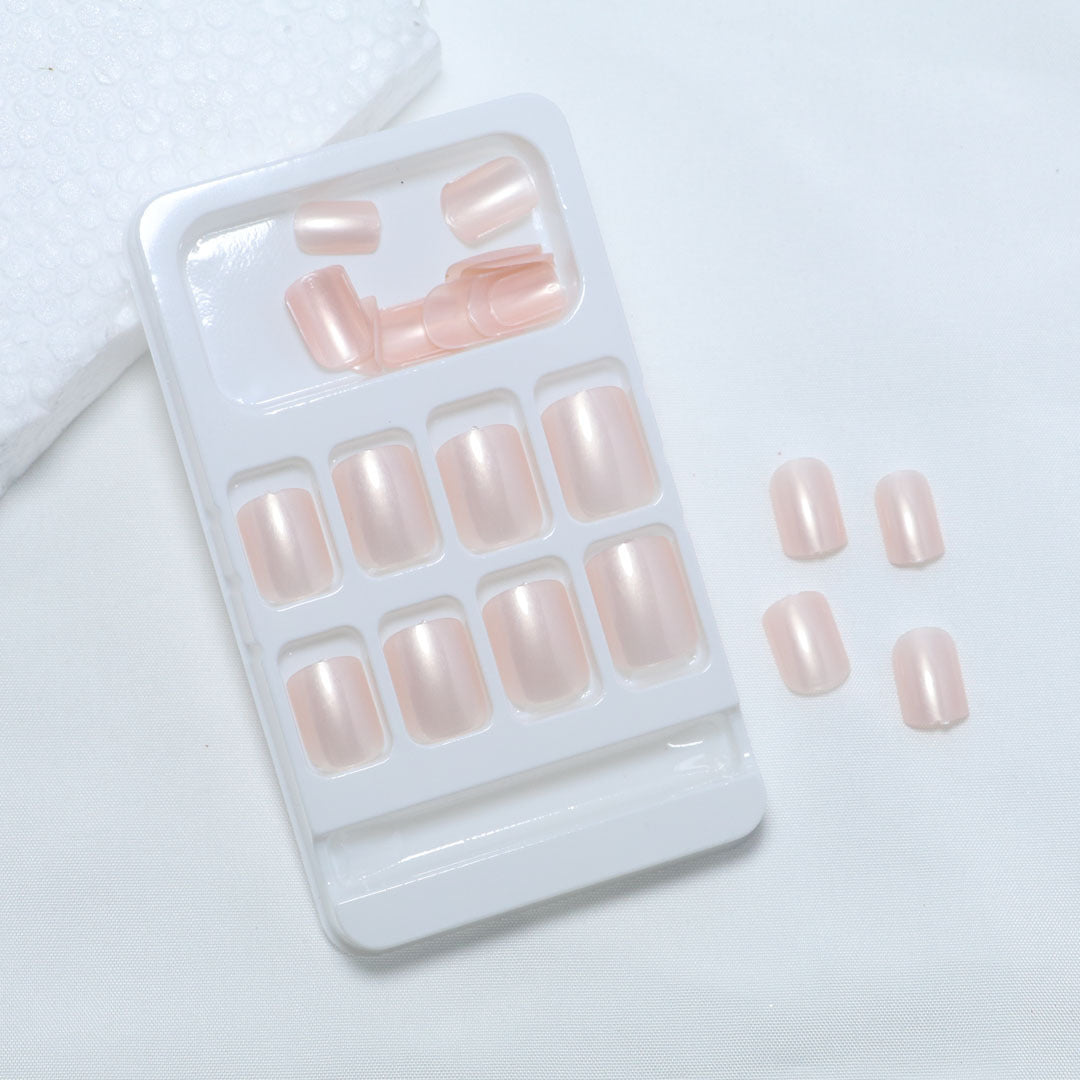 Premium Press-On Nail Kit with Natural Finish Kalsten