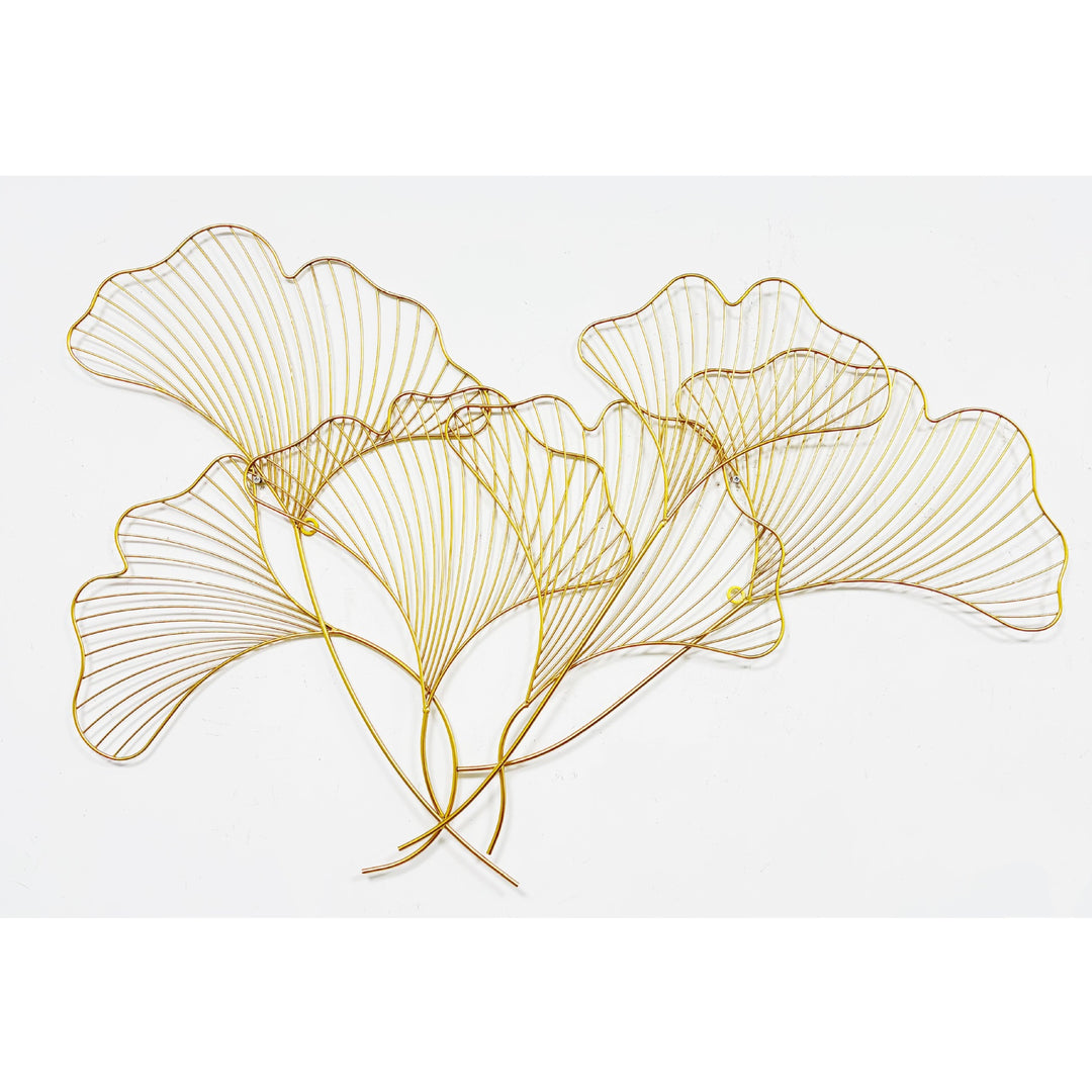 Decorative Metal Ginkgo Leaf Wall Art Kalsten