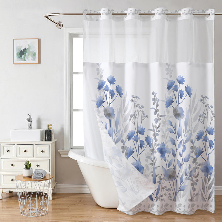 Floral Design Shower Curtain Kalsten