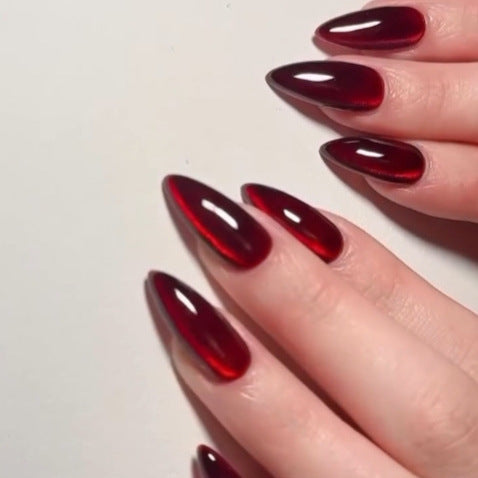 High-Shine Glossy Press-On Nail Set Kalsten