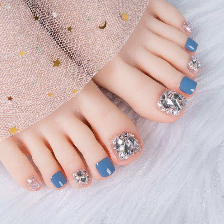 Decorative Rhinestone Toenail Art  1791110593
