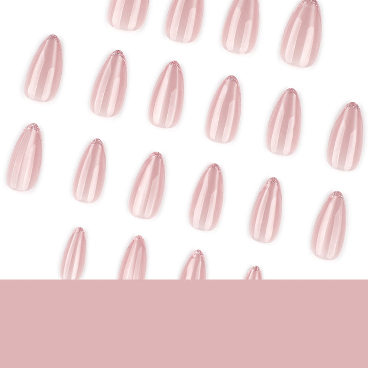 Artful stiletto nails with elegant ombre pattern Kalsten