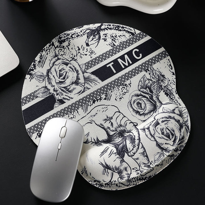Artistic Floral Mouse Pad