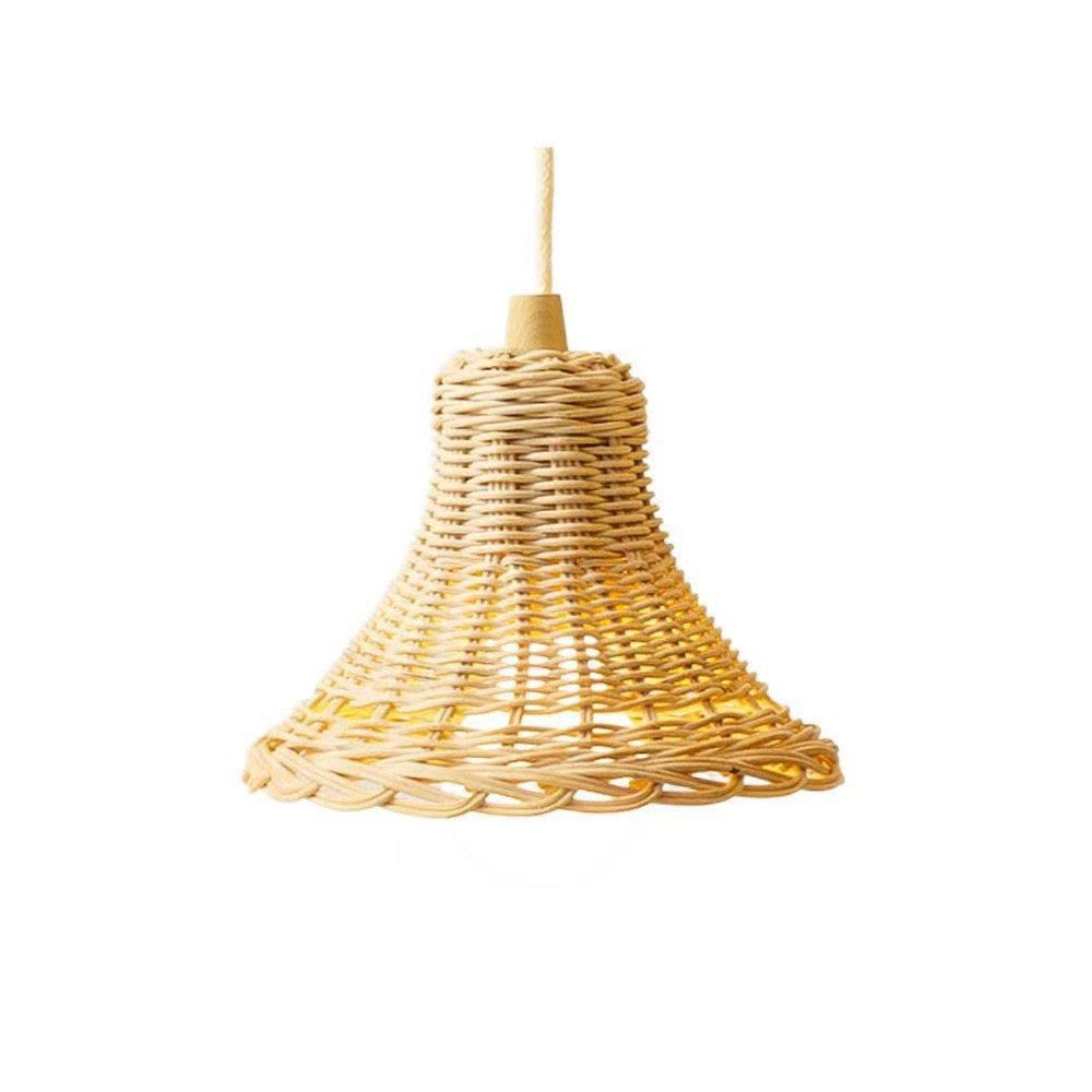 Handmade hanging lamp made of natural material Kalsten