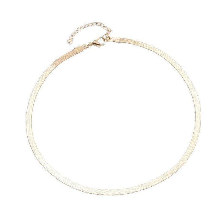 Sleek Snake Chain Necklace Kalsten