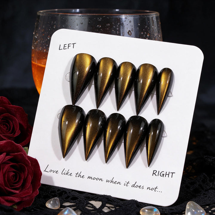 Metallic Glamour Press-On Nail Set