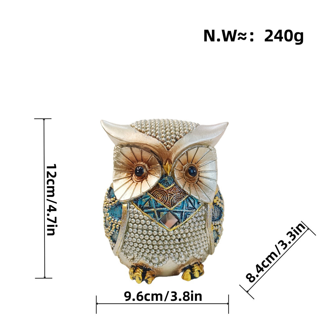 Artful owl figure in maritime design Kalsten