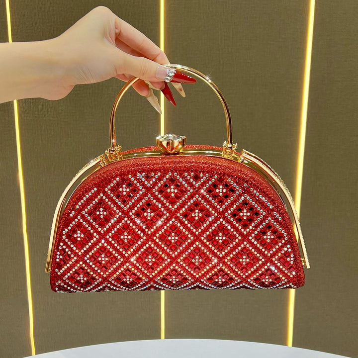 Vintage Inspired Bejeweled Evening Handbag