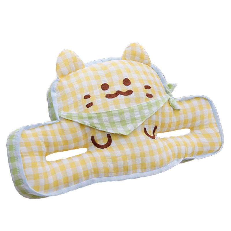 Plush handlebar cover for electric scooter with integrated hand warmer and cute cat design