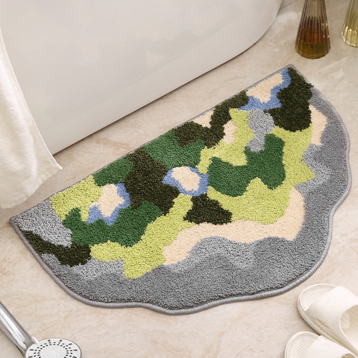 Camouflage Pattern Bath Mat