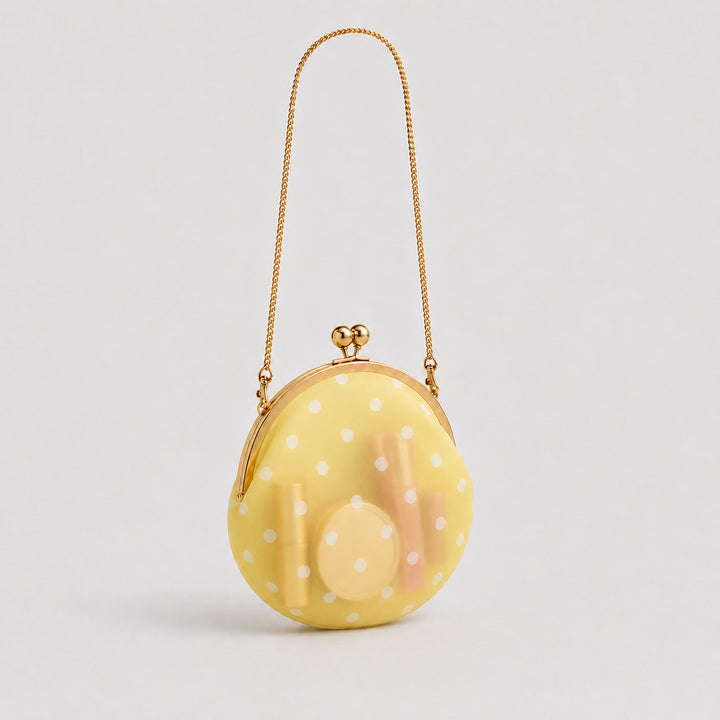Elegant Polka Dot Clutch Handbag