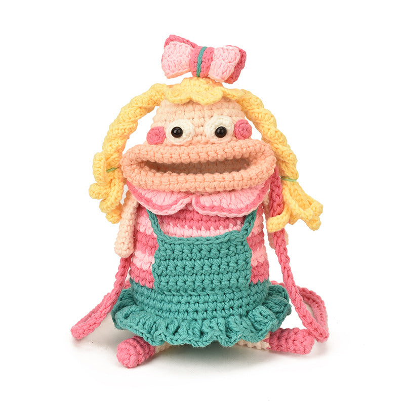 Crochet Character Mini Backpack