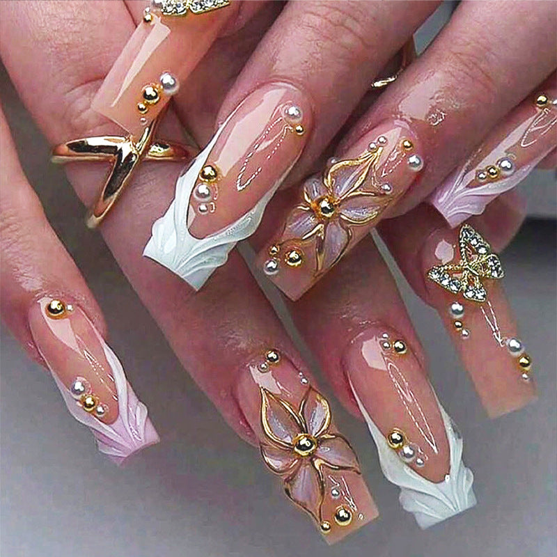 Luxury Decorative Press-On Nail Tips Kalsten
