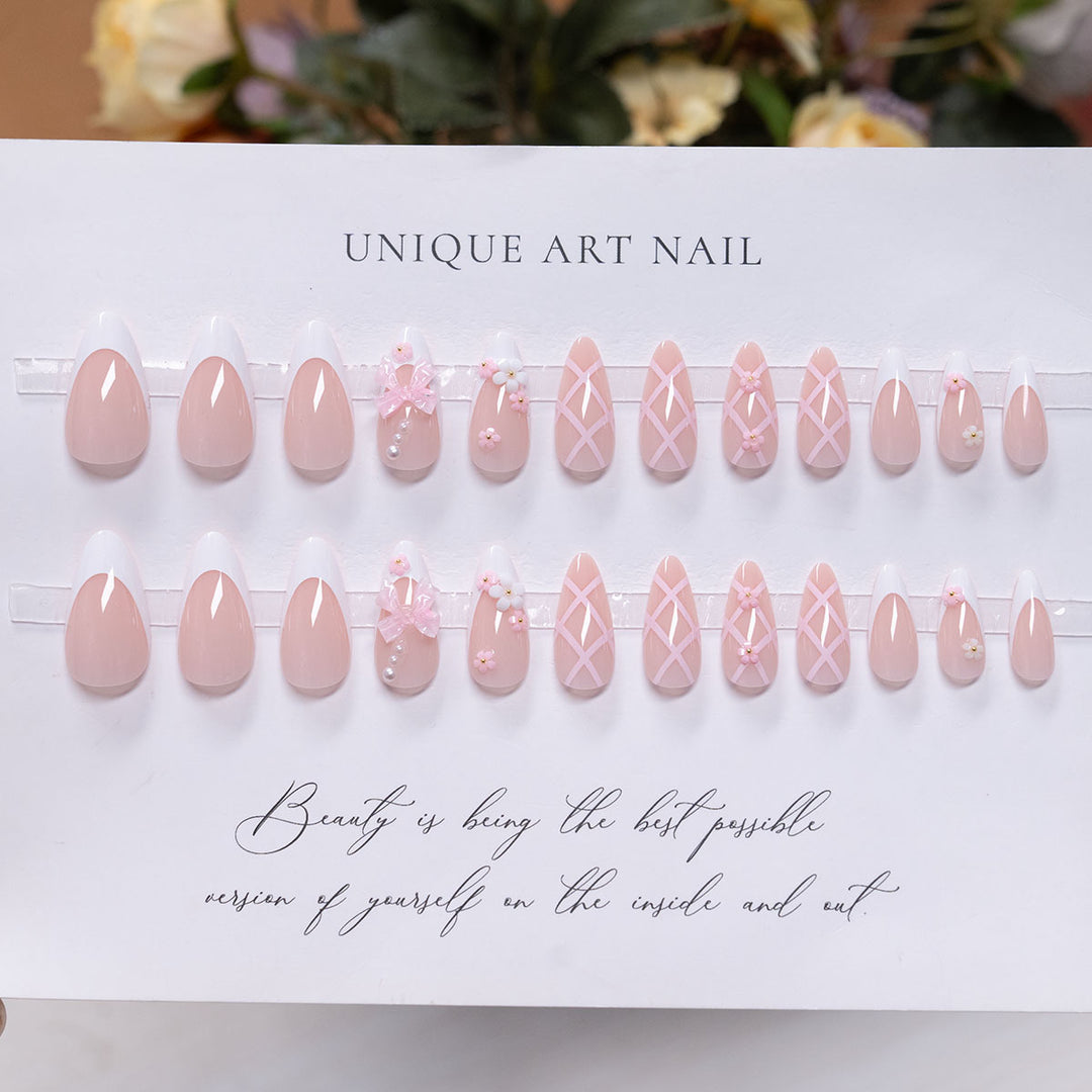 Decorative Stiletto Press-On Nails