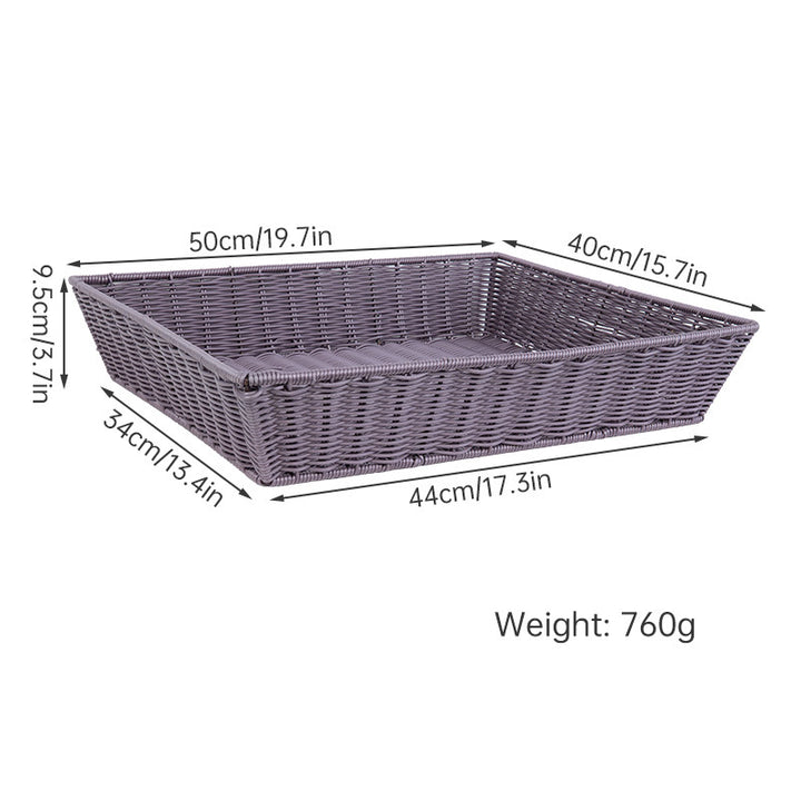 Versatile Storage Wicker Basket Kalsten