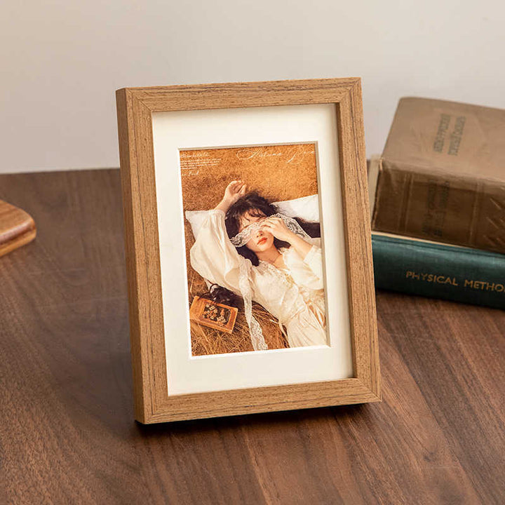 Elegant Wooden Photo Display Frame for Home