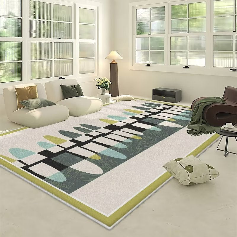 Geometric Pattern Area Rug Kalsten