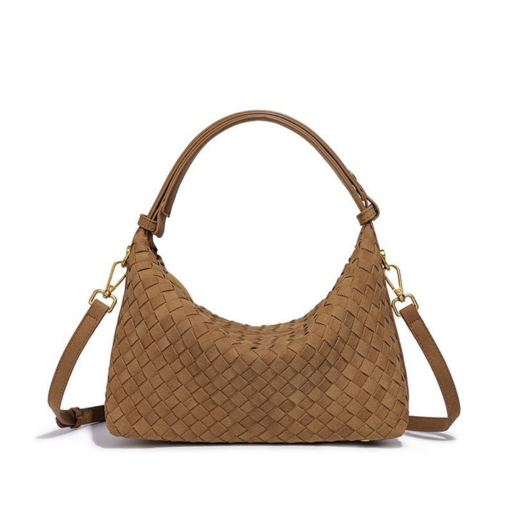 Woven Suede Hobo Bag Kalsten