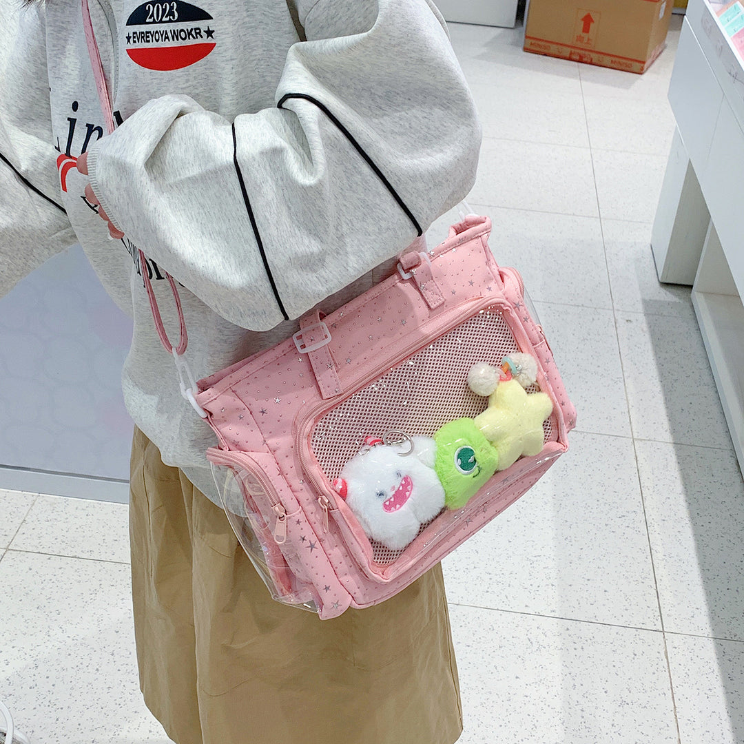 Cute Transparent Organizer Crossbody Bag Kalsten