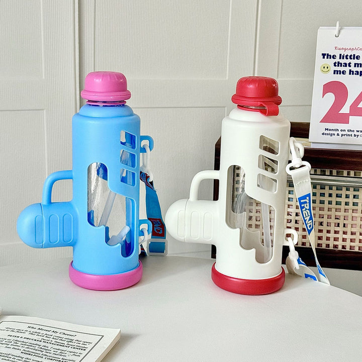 Women Trendy Water Bottle with Innovative Design and Practical Carry Handle Kalsten