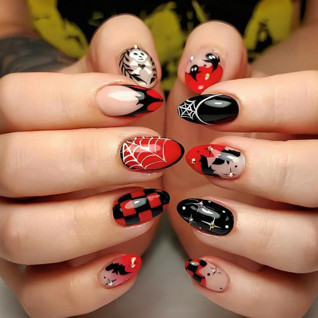 Halloween Artificial Nail Set for Creative Nail Design Kalsten