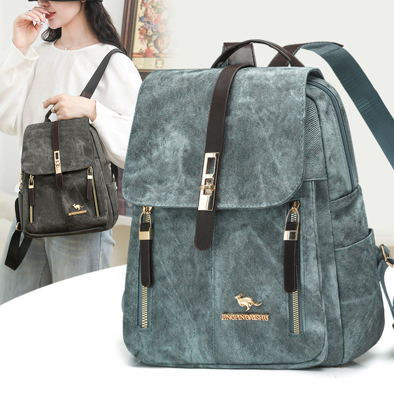 Vintage Canvas Travel Backpack Kalsten