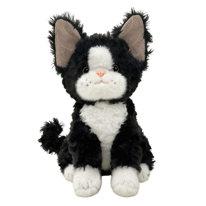 Plush Sitting Tuxedo Cat Collectible Cuddle Toy Kalsten