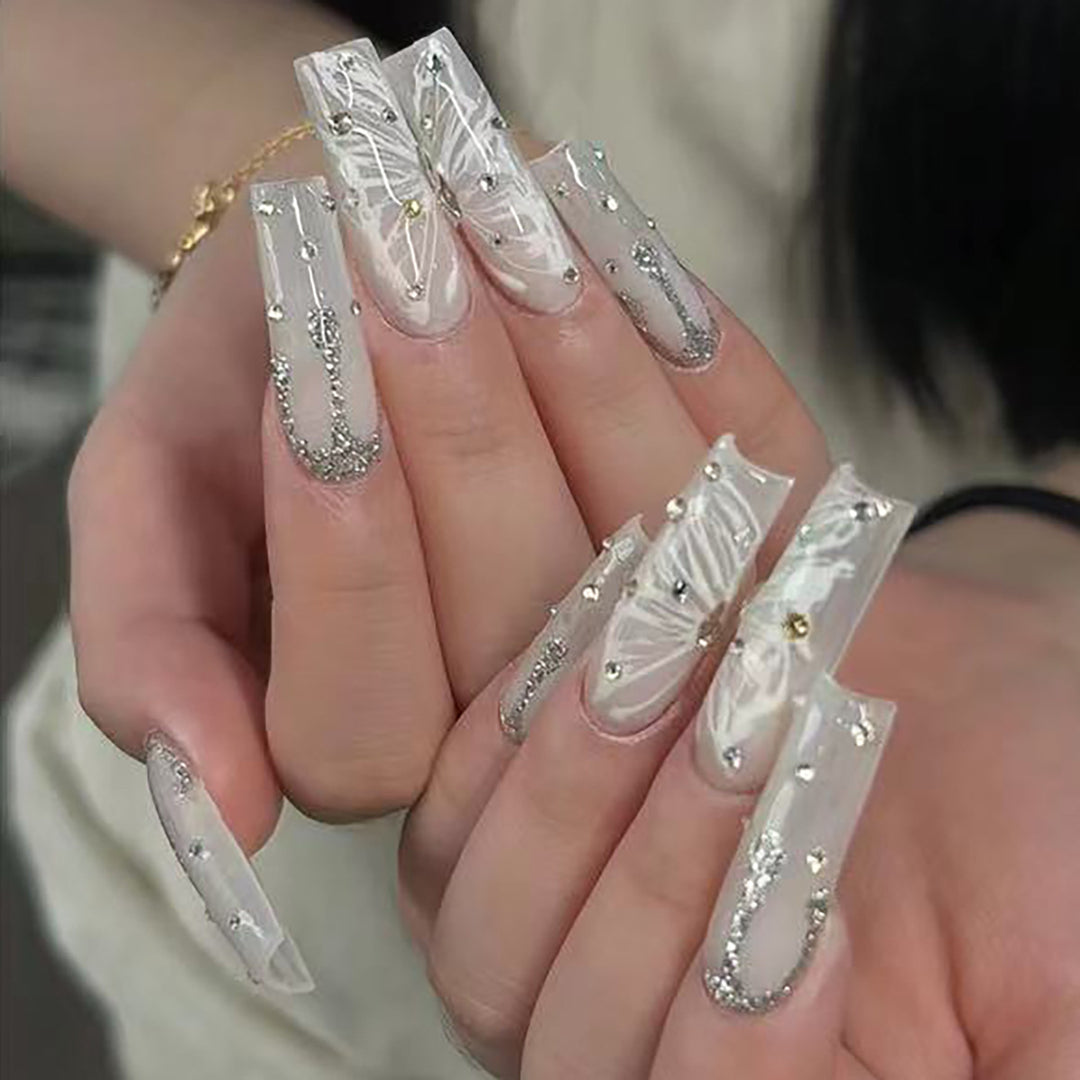 Elegant Artistic Press-On Nails Kalsten
