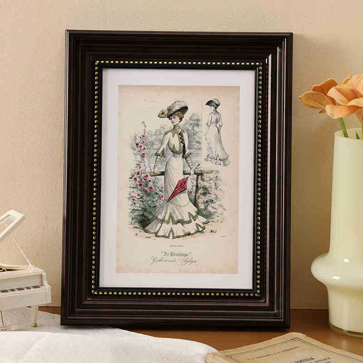 Vintage Botanical Art Frame