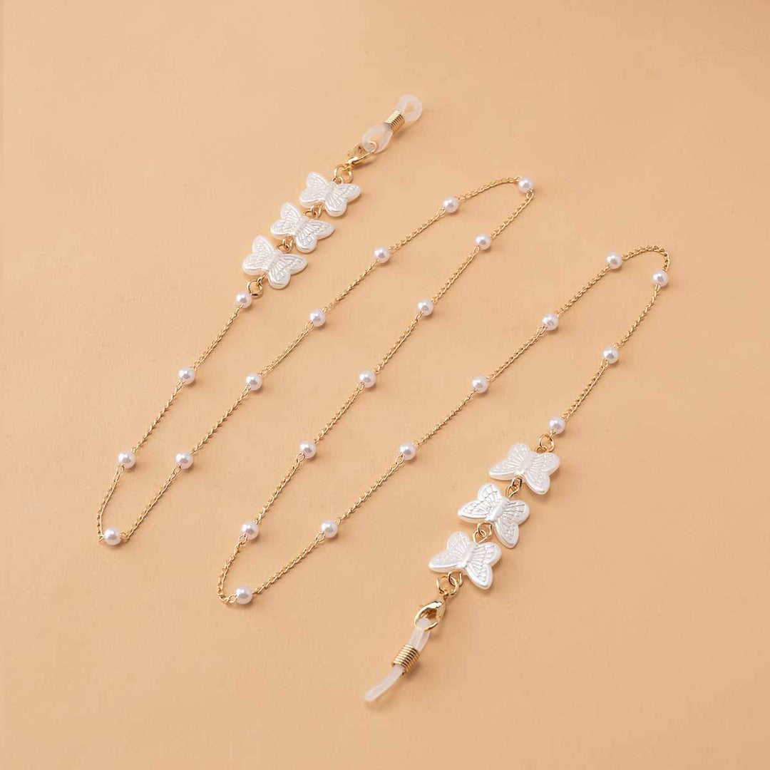 Elegant Heart-Shaped Pearl Chain kalsten