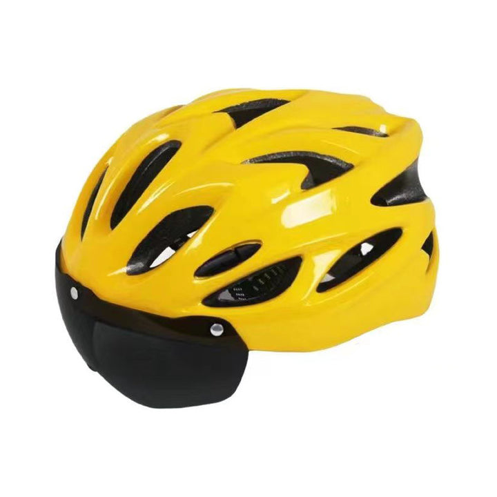 Bicycle helmet with integrated sun visor and optimal ventilation Kalsten