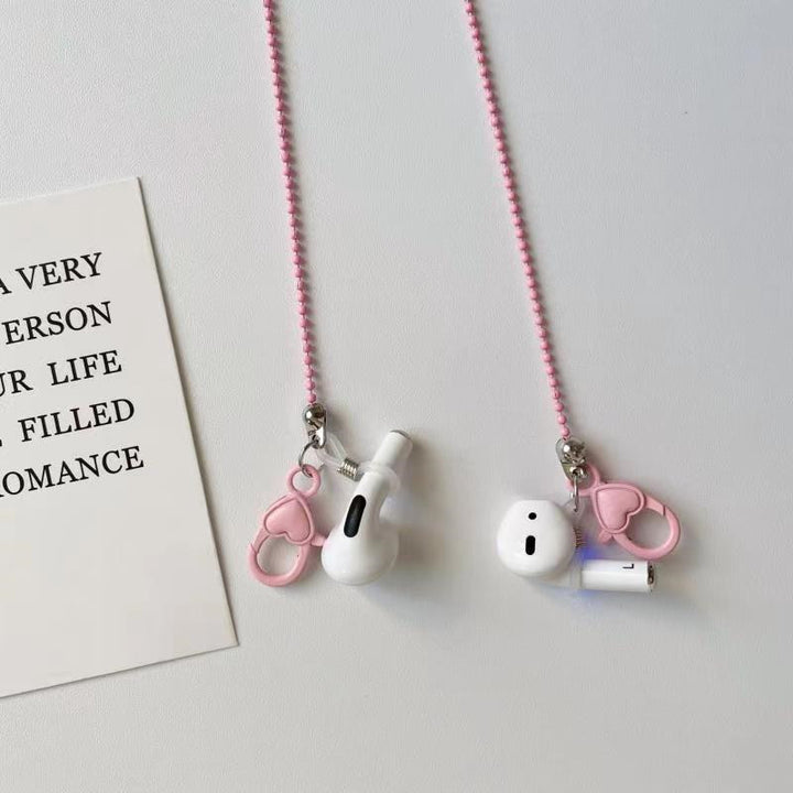 Fashionable glasses chain with heart pendant Kalsten